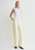 Curved rib tank white