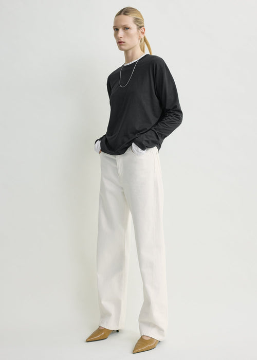 Classic long-sleeve tee black